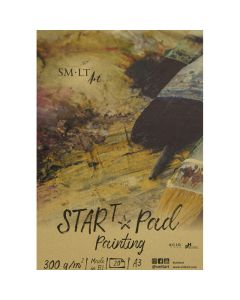 SMLT Star T maalauslehtiö Painting 300g A3 (20), akryyli- ja öljyleht‎iö
