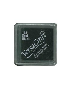 Versacraft Ink Small leimasintyyny 182 Real black, musta 2,5cm x 2,5cm > 2021/03