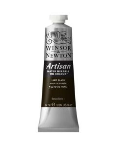 WN Artisan 37ml 337 Lamp black (1) x, vesiliukoinen öljyväri FIAR10