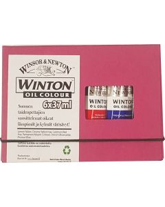 WN Winton Oil Colour 6x37ml - Suomen Värisävyt!, öljyvärilajitelma FIWI06