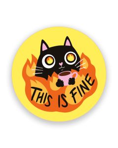 Magneetti M Putinki Kaisu Sandberg - "This is fine" kissa
