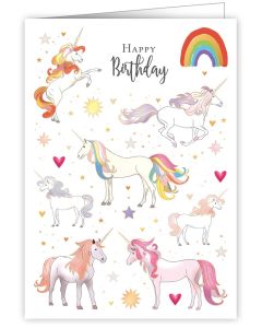 2-osainen kortti Quire - Unicorns