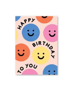 Postikortti Ohh Deer - Smiley Happy Birthday