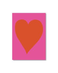 Postikortti Ohh Deer - Neon Heart