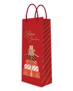 Lahjakassi joulu pullokassi Putinki Letters - Pakettipino, Hyvää joulua