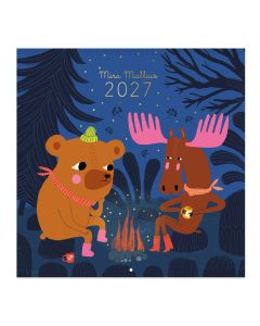 Seinäkalenteri 30x30cm Putinki - Mira Mallius 2027