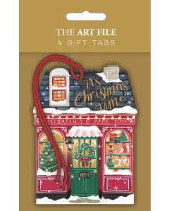 Pakettikortti joulu 4 kpl The Art File - St Nicholas Street