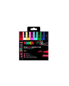 UNI POSCA Brush Marker 8 kpl PC-5BR