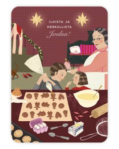 Joulukortti Johanna Ilander - Leivonta