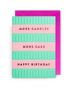 2-osainen kortti Lagom - More Candles More Cake