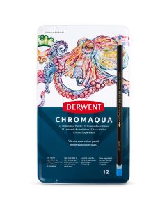 Derwent Chromaqua 12 akvarellivärikynälajitelma