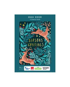 2-osainen joulukorttipakkaus Ohh Deer - Papio Press