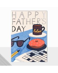 2-osainen kortti Laura Darrington - Ristikko, Happy Fathers Day