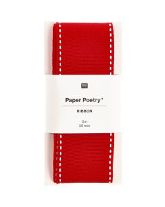 Lahjanauha Paper Poetry - Red stitch