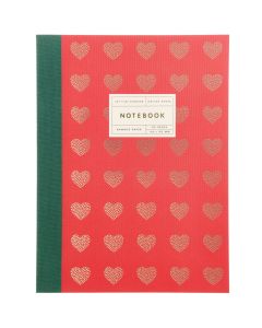 Pistemuistikirja Rico Design - Hearts red S