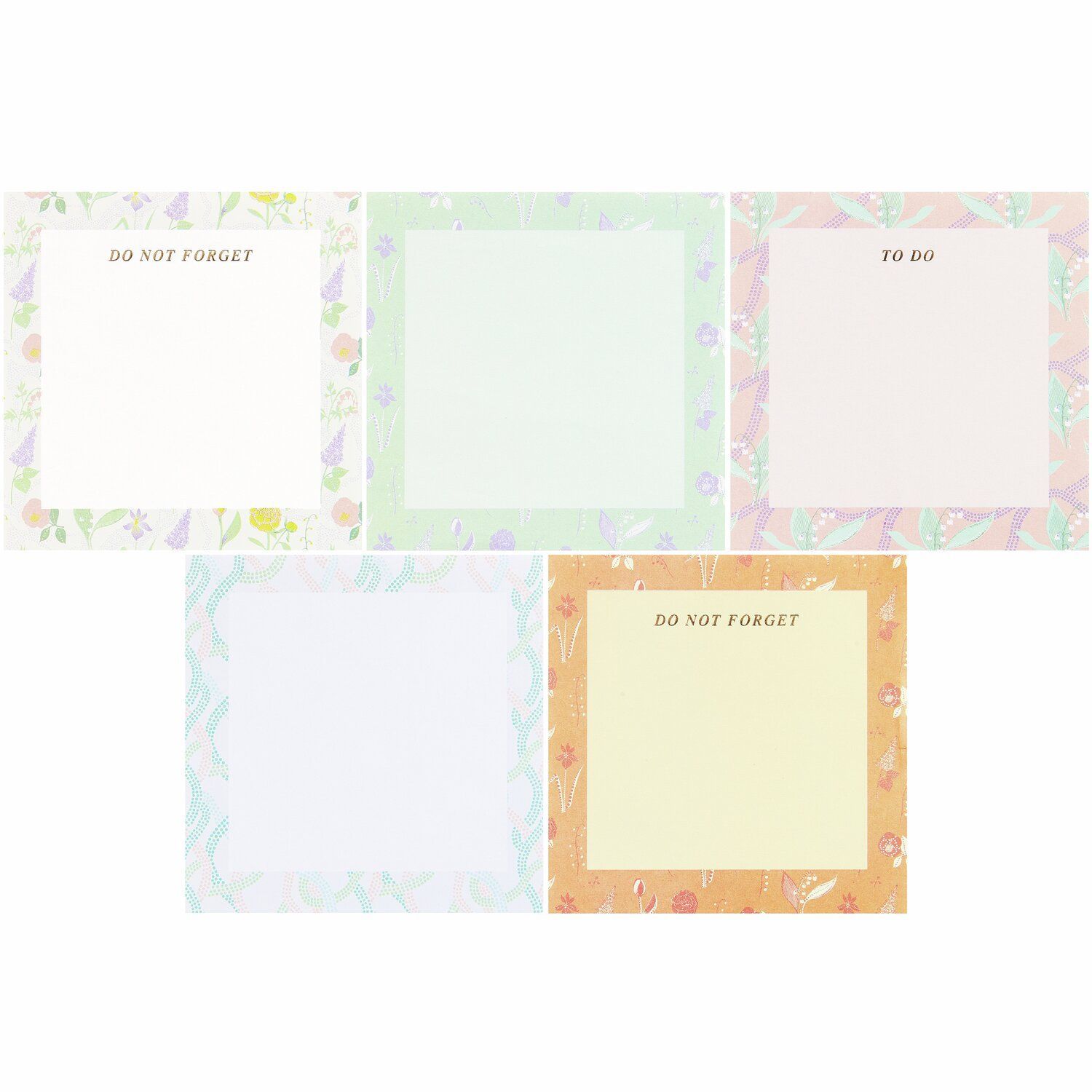 Muistilaput Rico Design - Flower frames