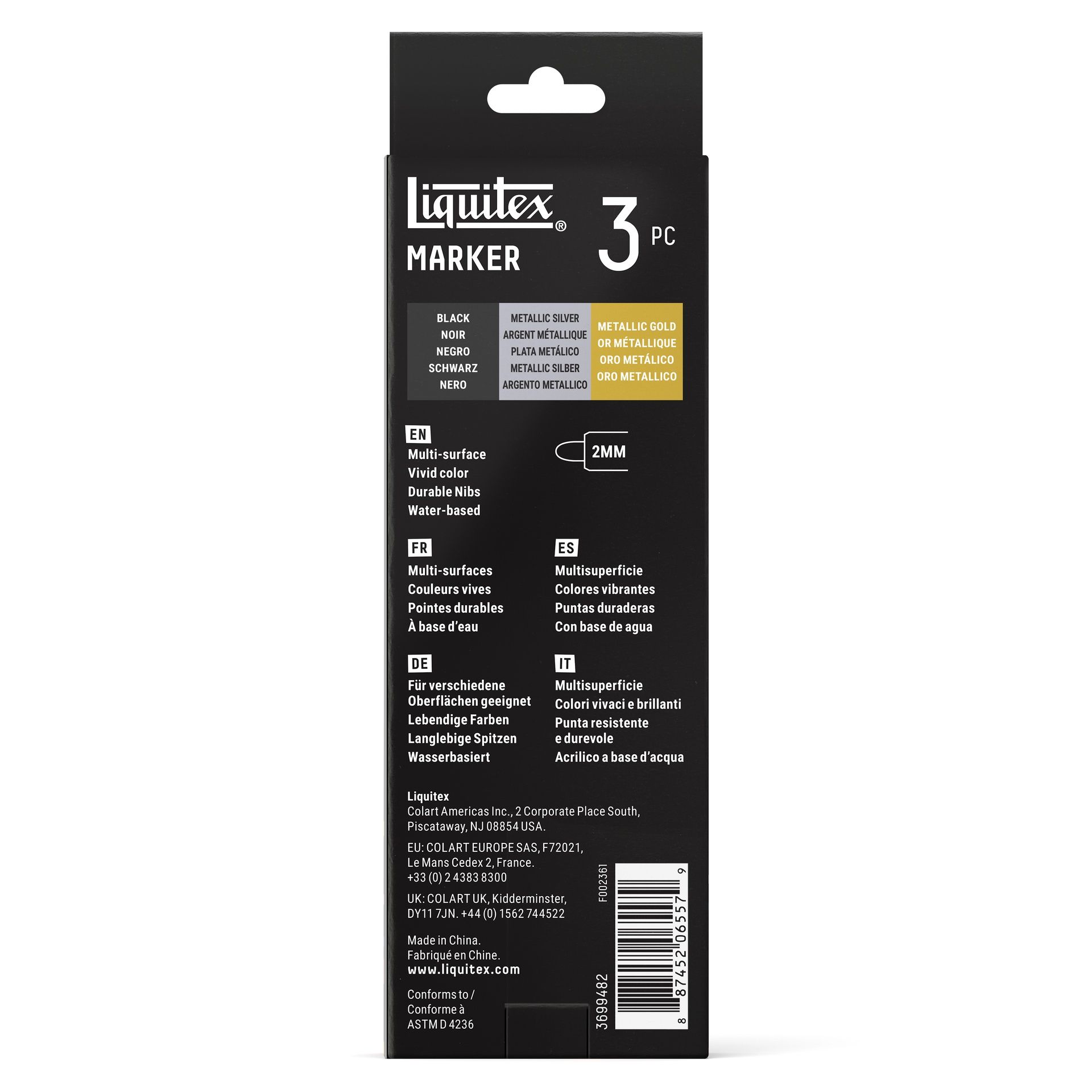 Akryylitussi Liquitex 3X2 mm Accent