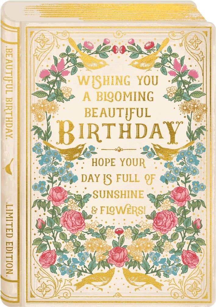2-osainen kortti The Art File - Storybook Beautiful Birthday