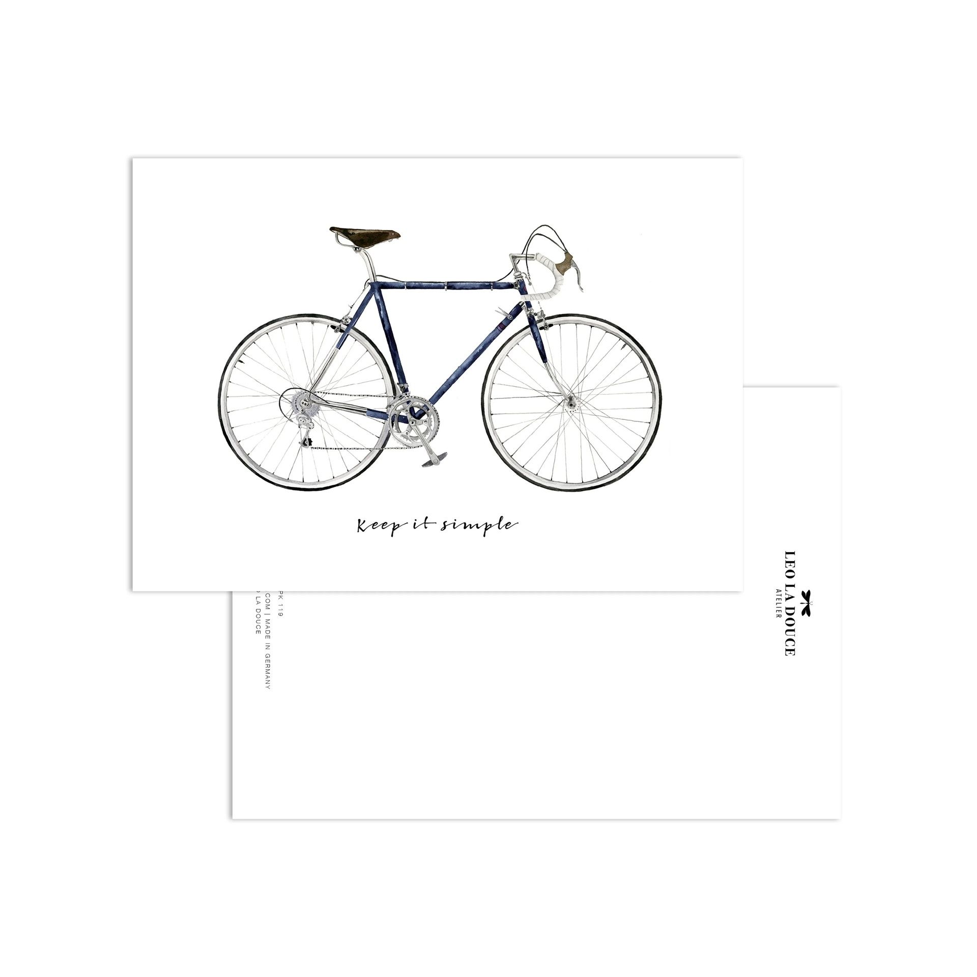 Postikortti Leo la Douce - Keep it simple