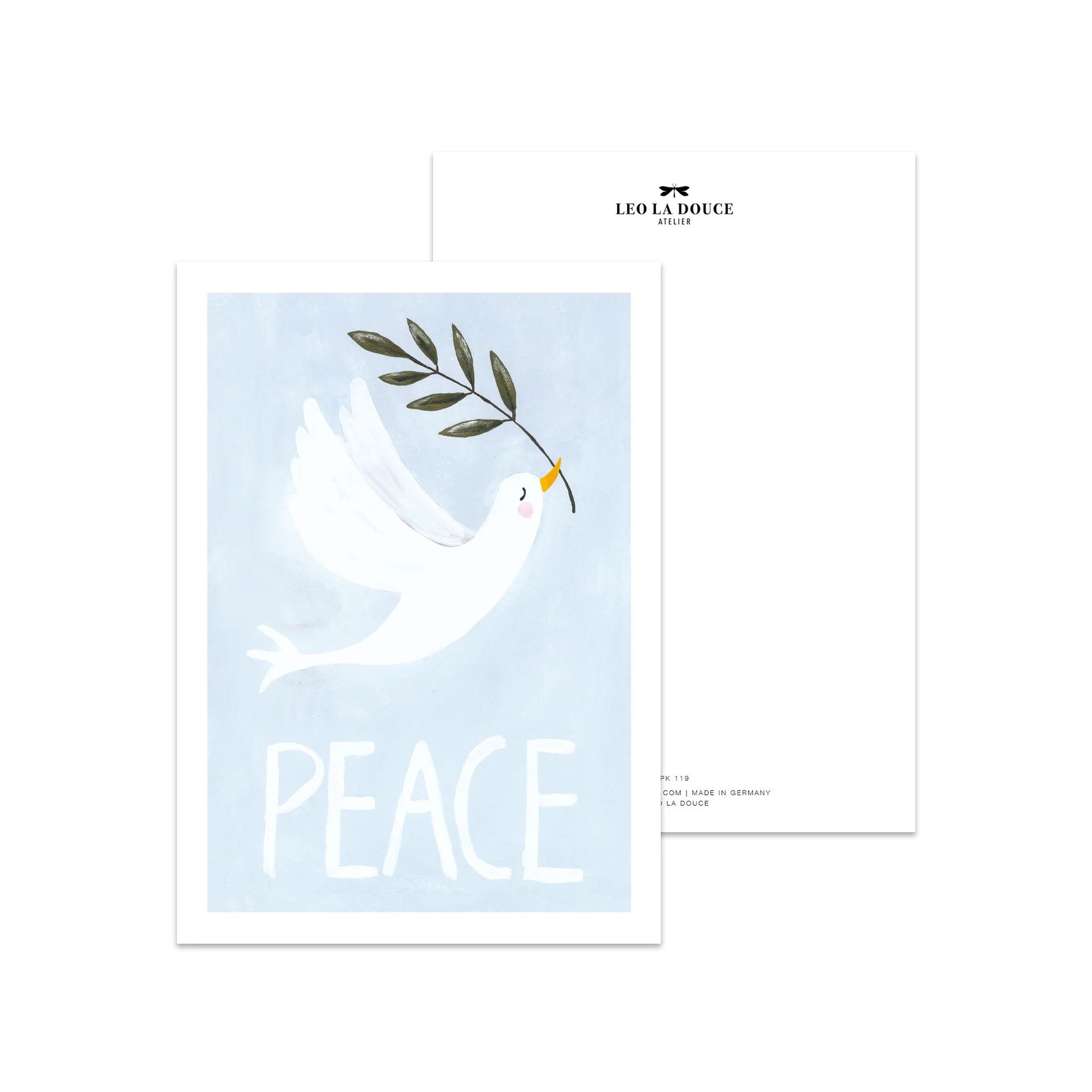 Postikortti Leo la Douce - Peace
