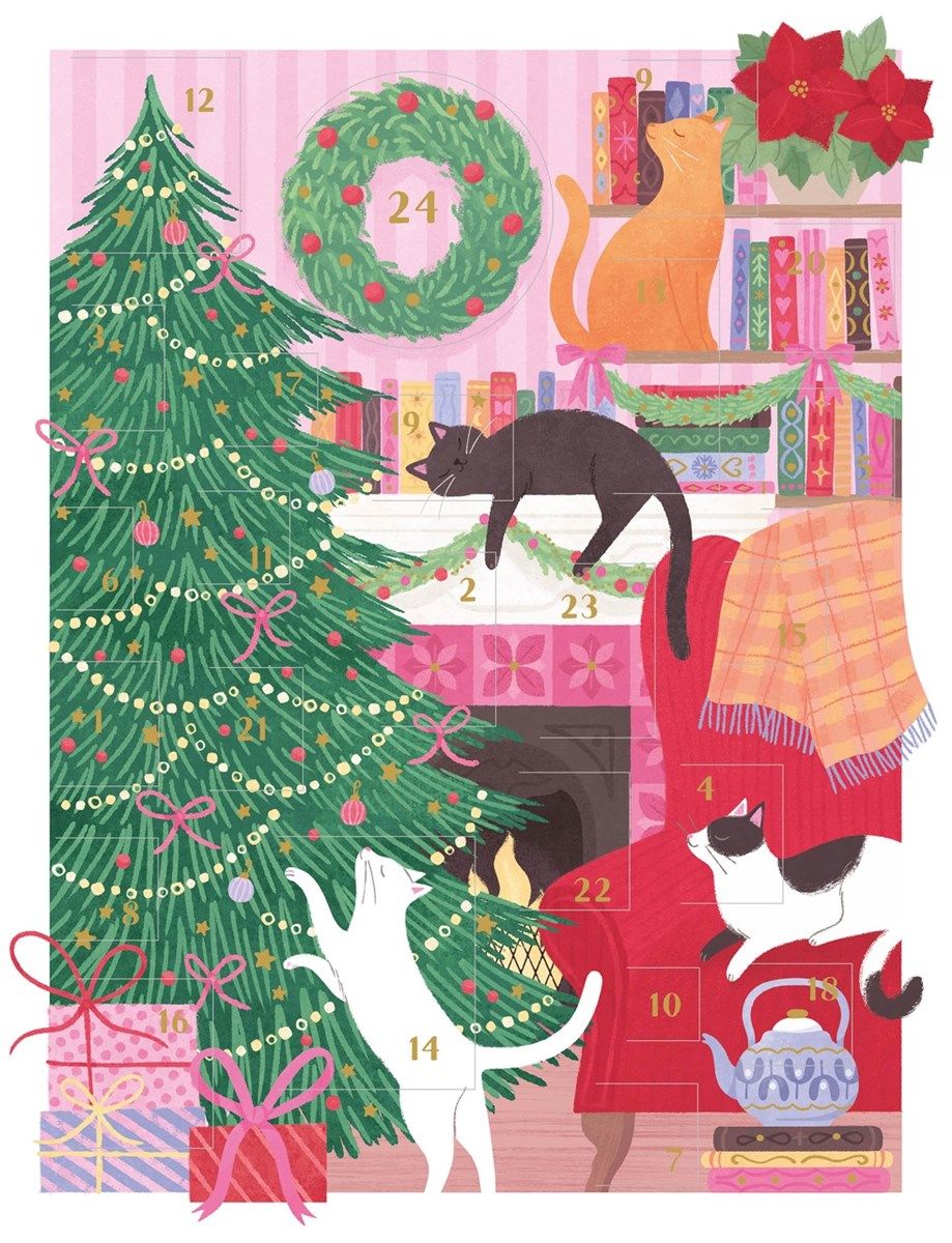 Joulukalenteri The Art File - Christmas Cats