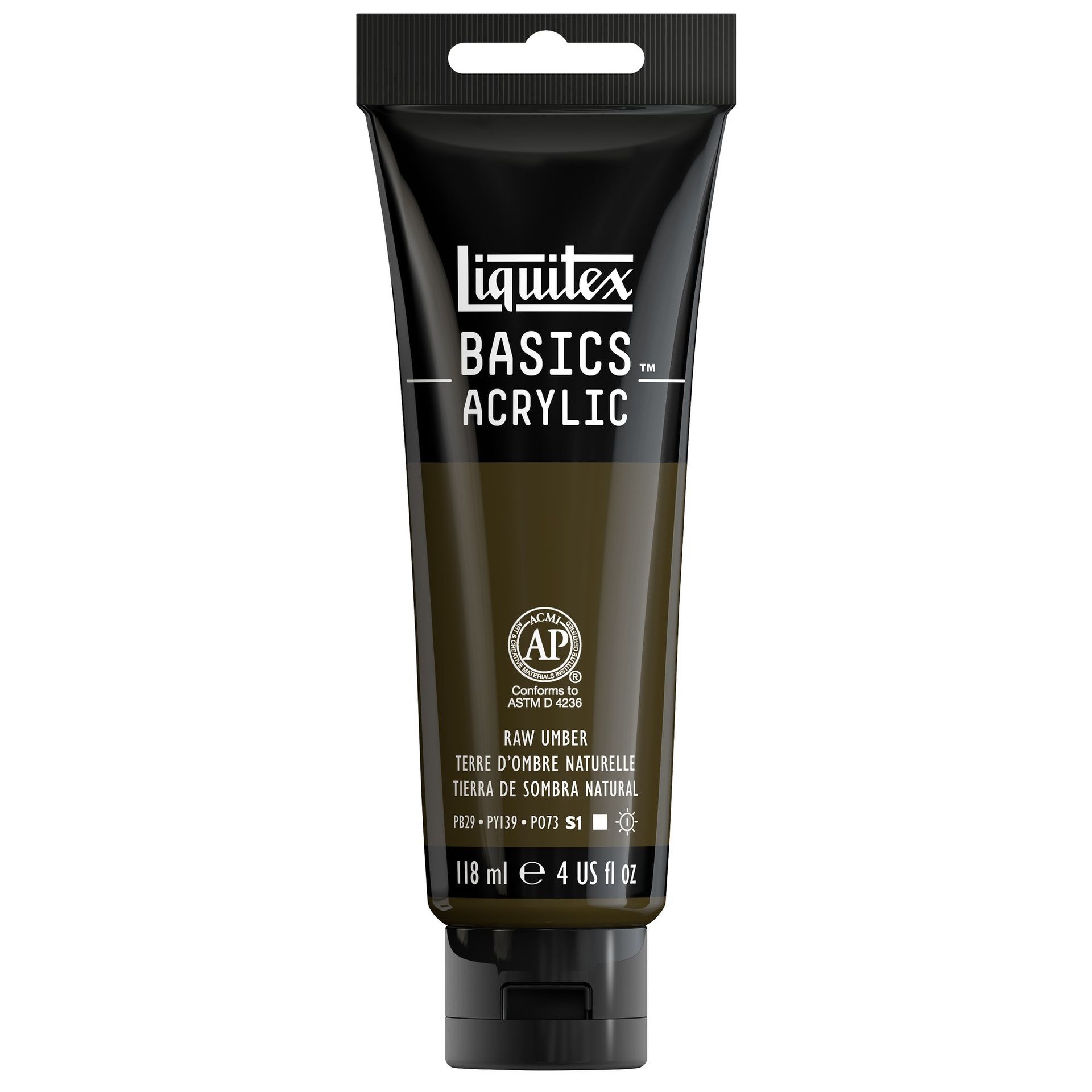 Liquitex Basics 118ml 331 Raw Umber, akryyliväri x