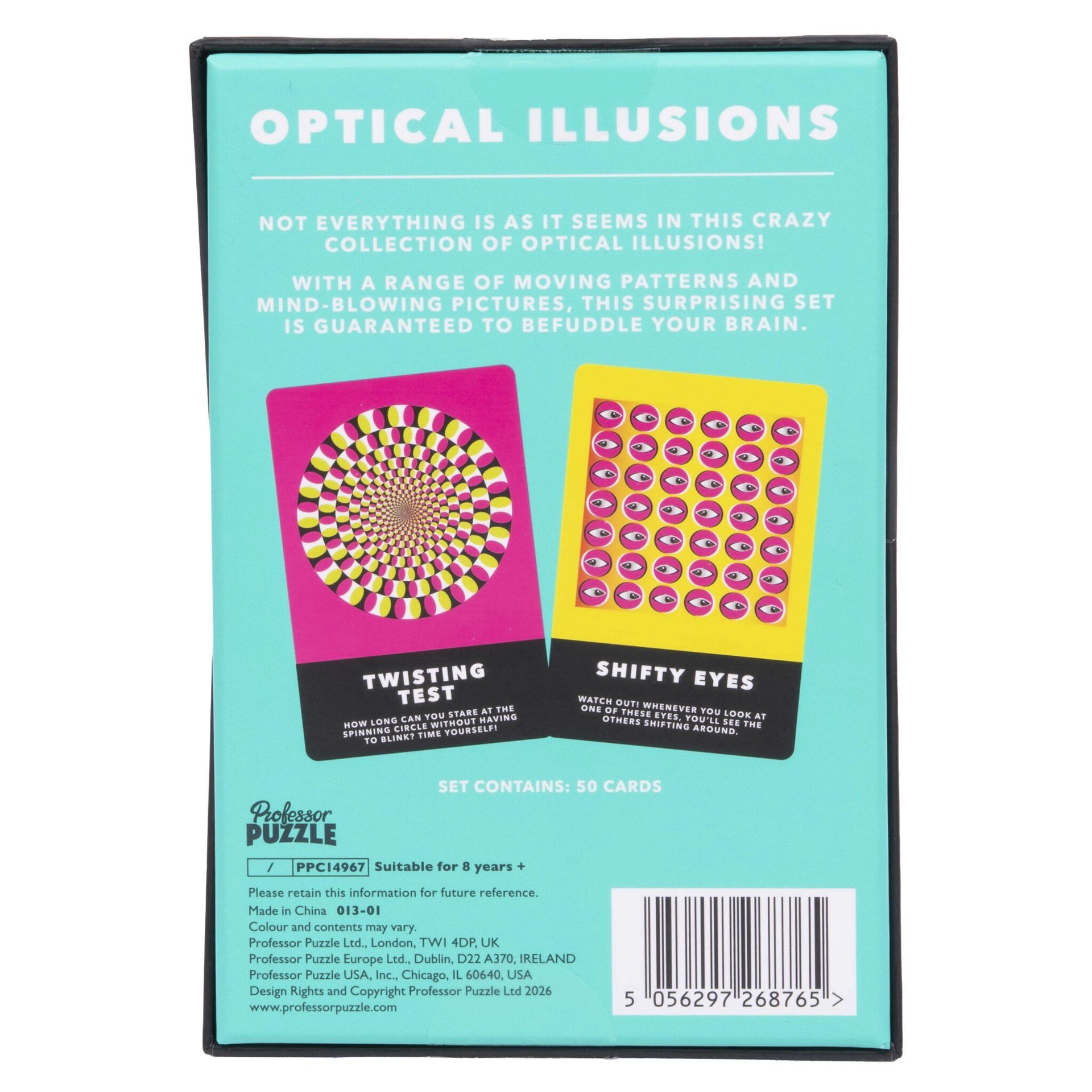 Korttipeli Professor Puzzle - Optical illusions