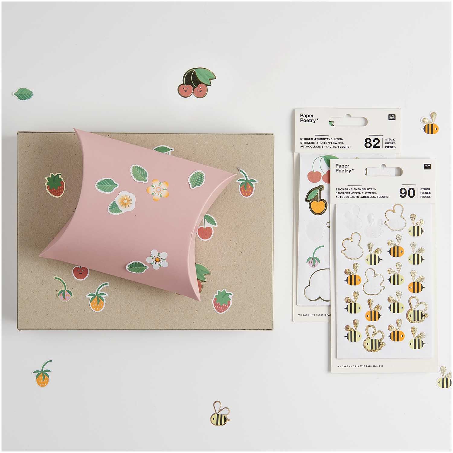 Tarrasetti Paper Poetry - Bees and Flowers