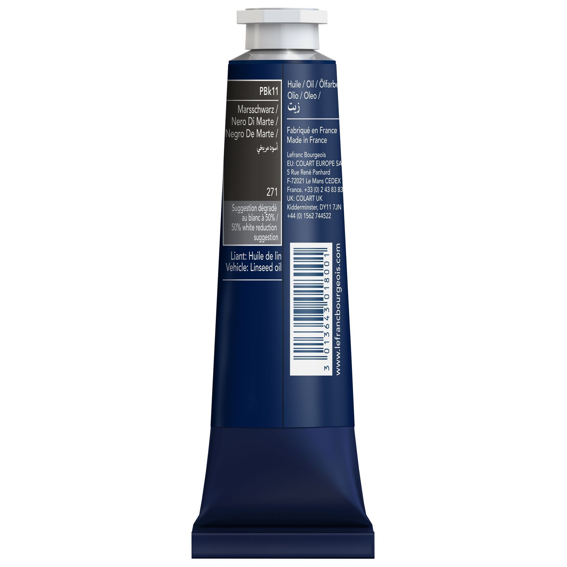 T LB Fine Oil 40ml 271 Mars Black, öljyväri
