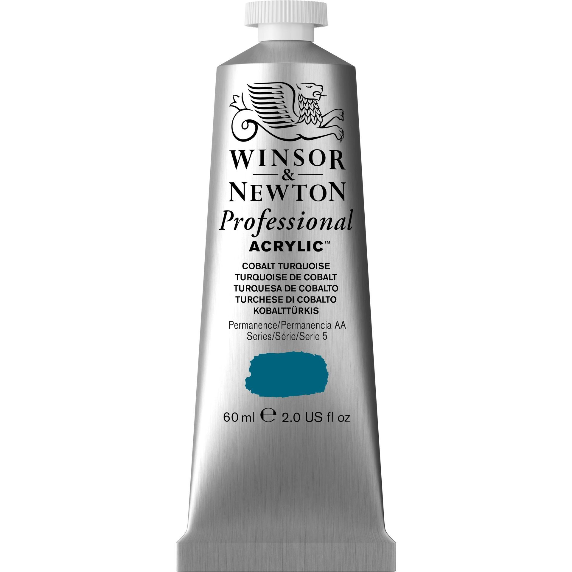 T WN Artists Acrylic 60ml 190 Cobalt turquoise (5, 60ml taiteilija-akryyliväri
