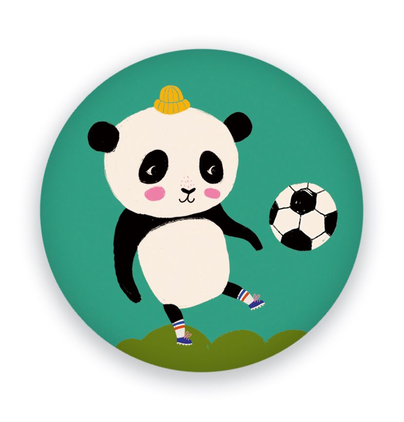Magneetti M Putinki Mira Mallius - Panda ja jalkapallo