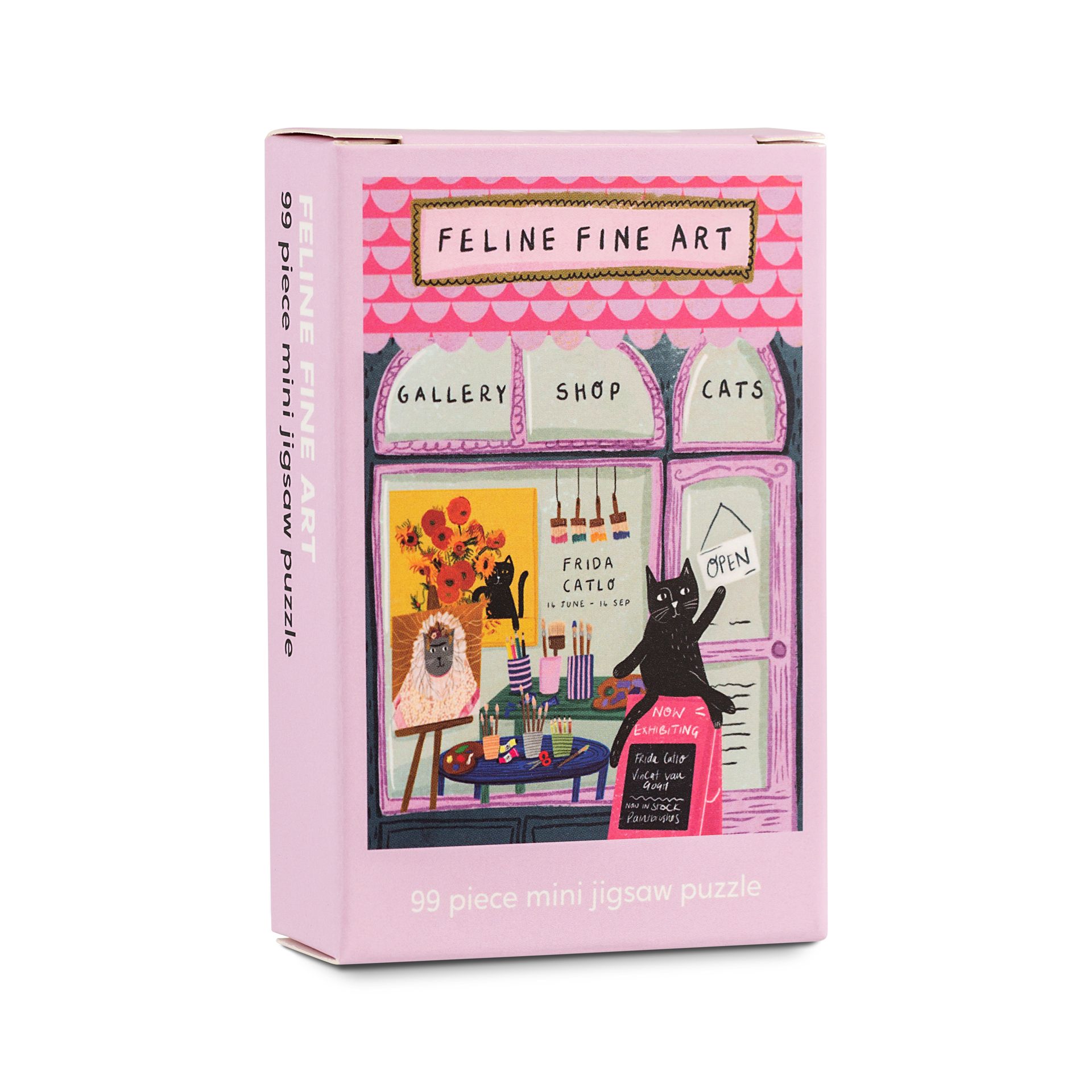 Palapeli Mini Happily - Feline Fine Art
