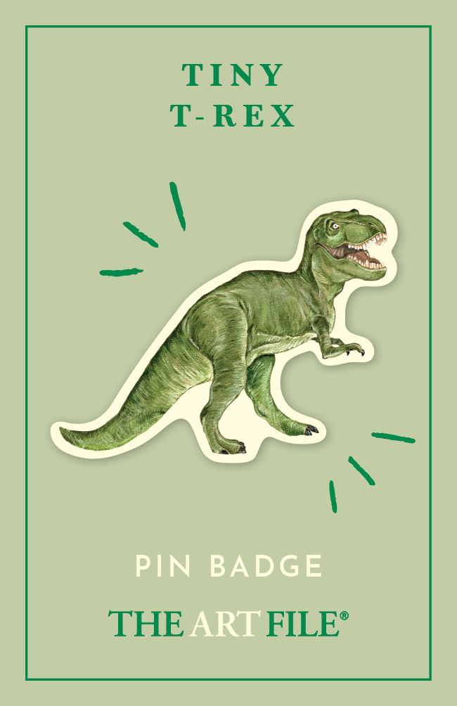Pinssi The Art File - T-rex