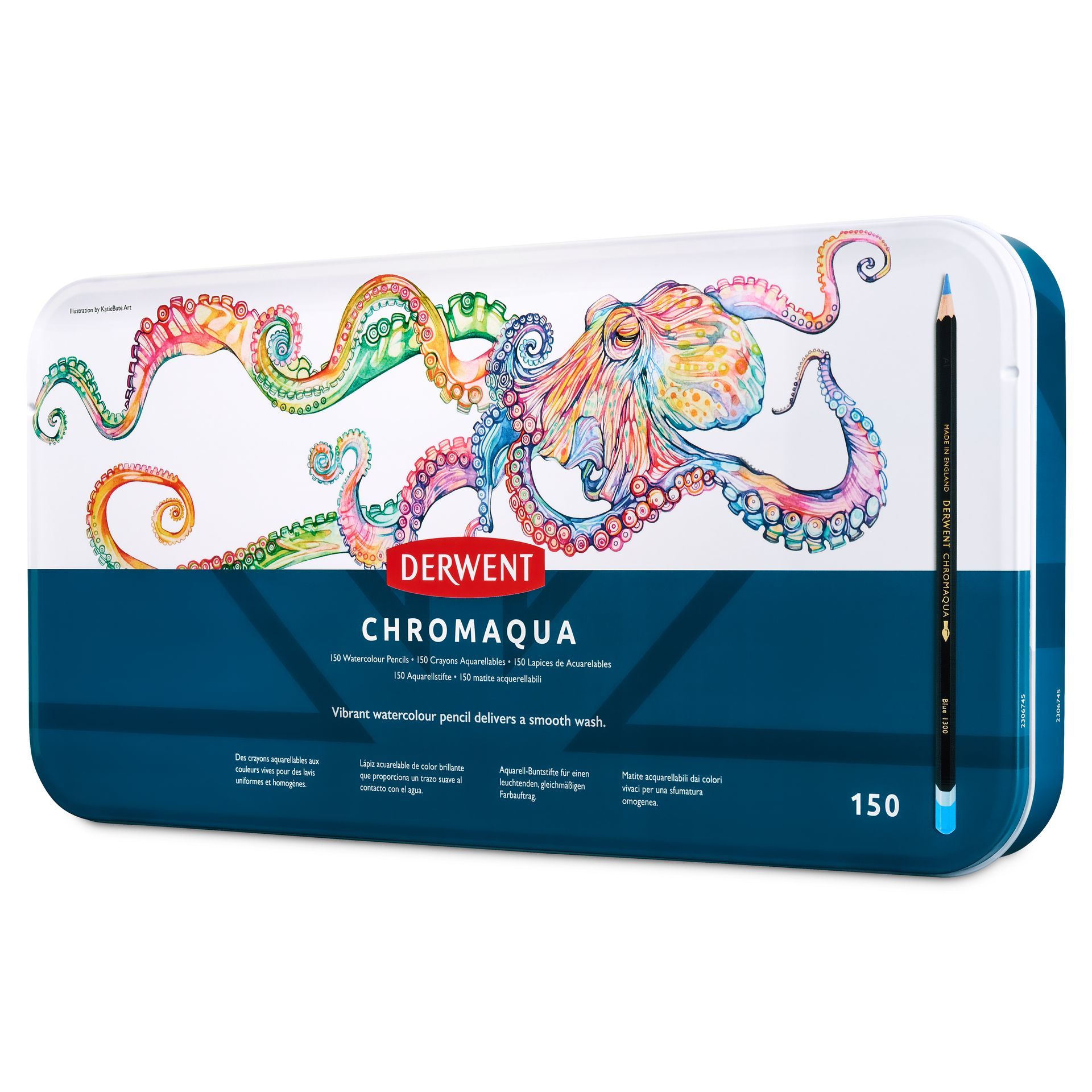 Derwent Chromaqua 150 akvarellivärikynälajitelma