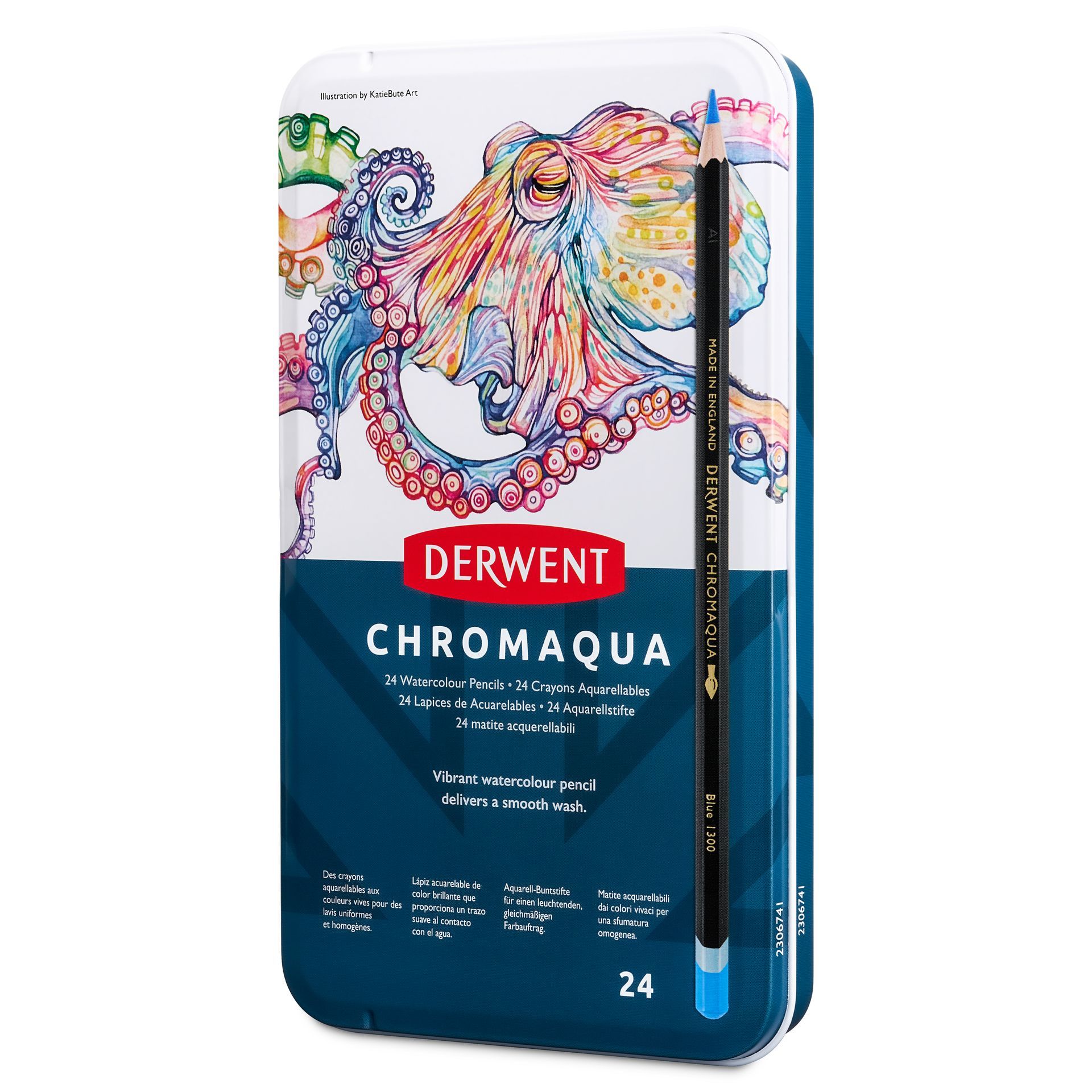 Derwent Chromaqua 24 akvarellivärikynälajitelma