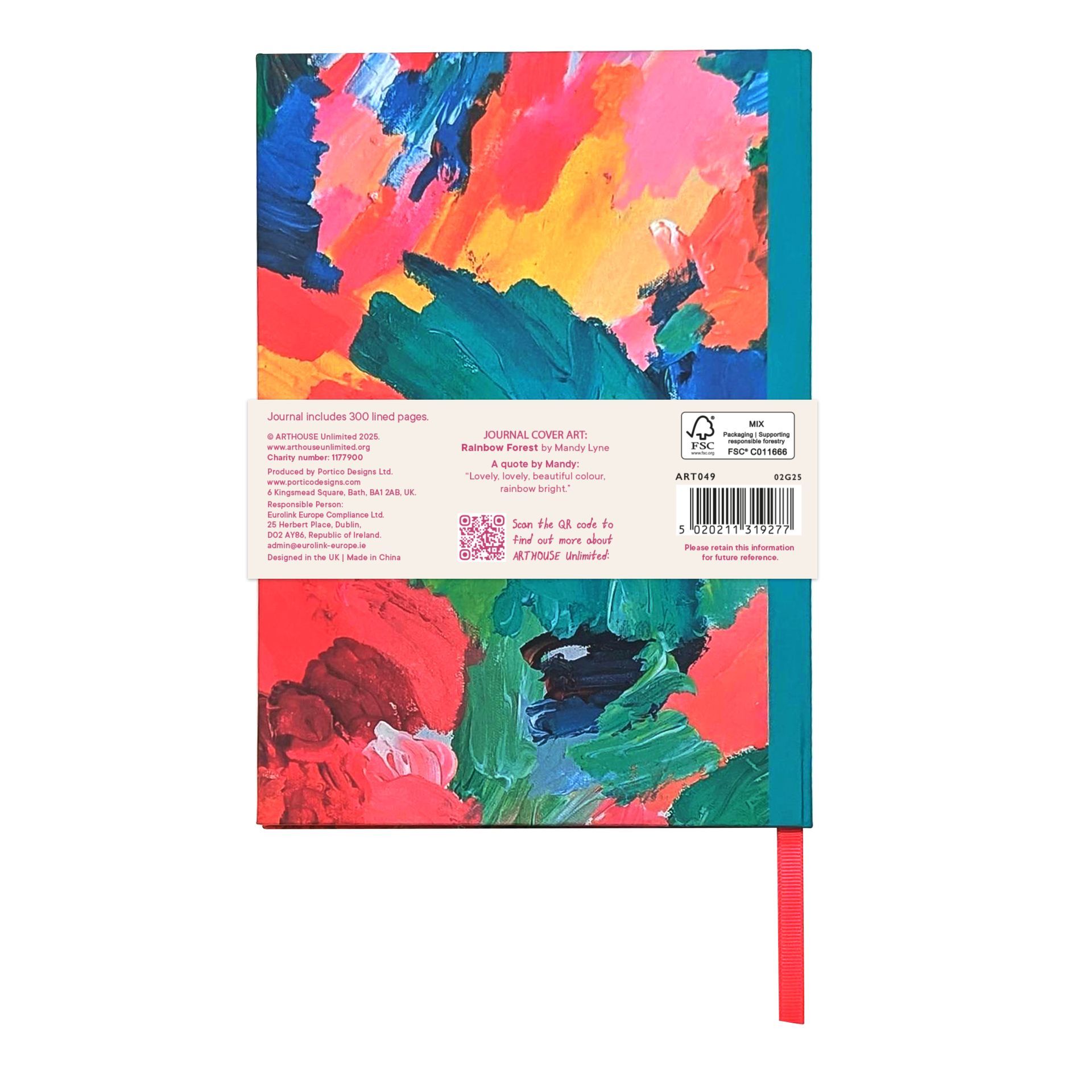 Muistikirja A5 Portico - Rainbow Forest