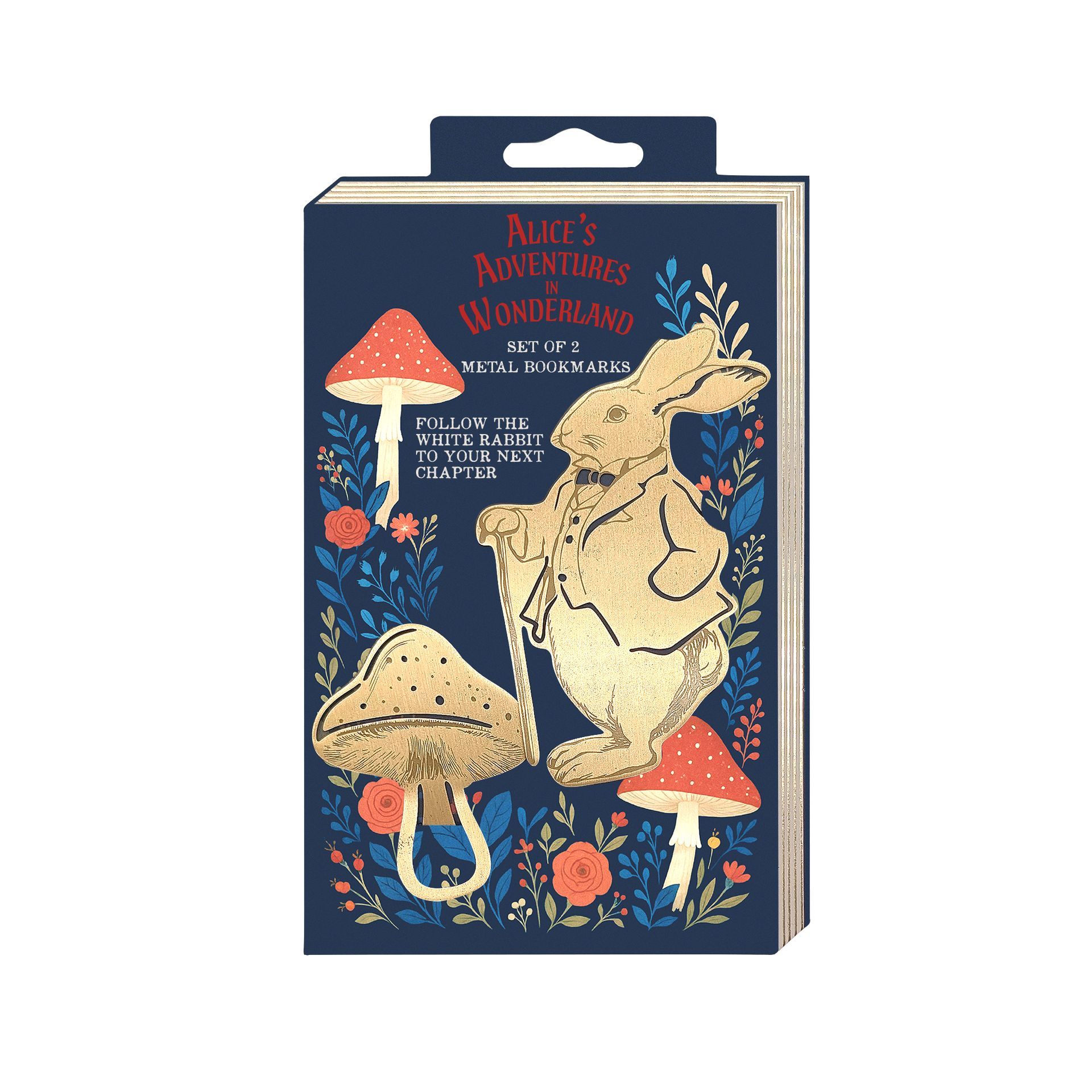 Kirjanmerkkisetti Portico - Alice's Adventures in Wonderland