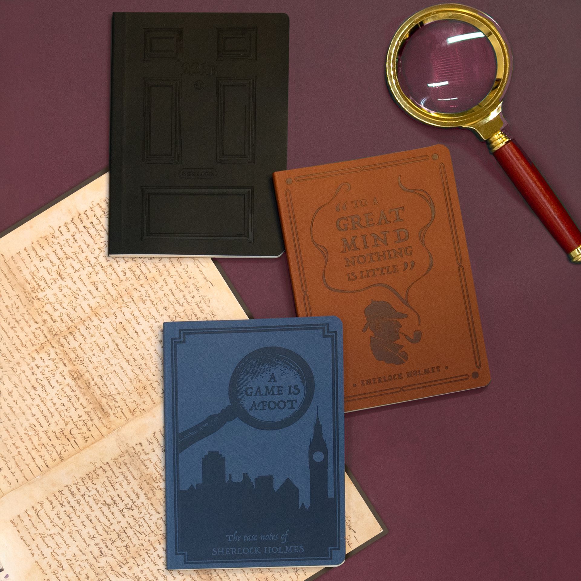 Muistikirjasetti B6 Portico - Sherlock Holmes