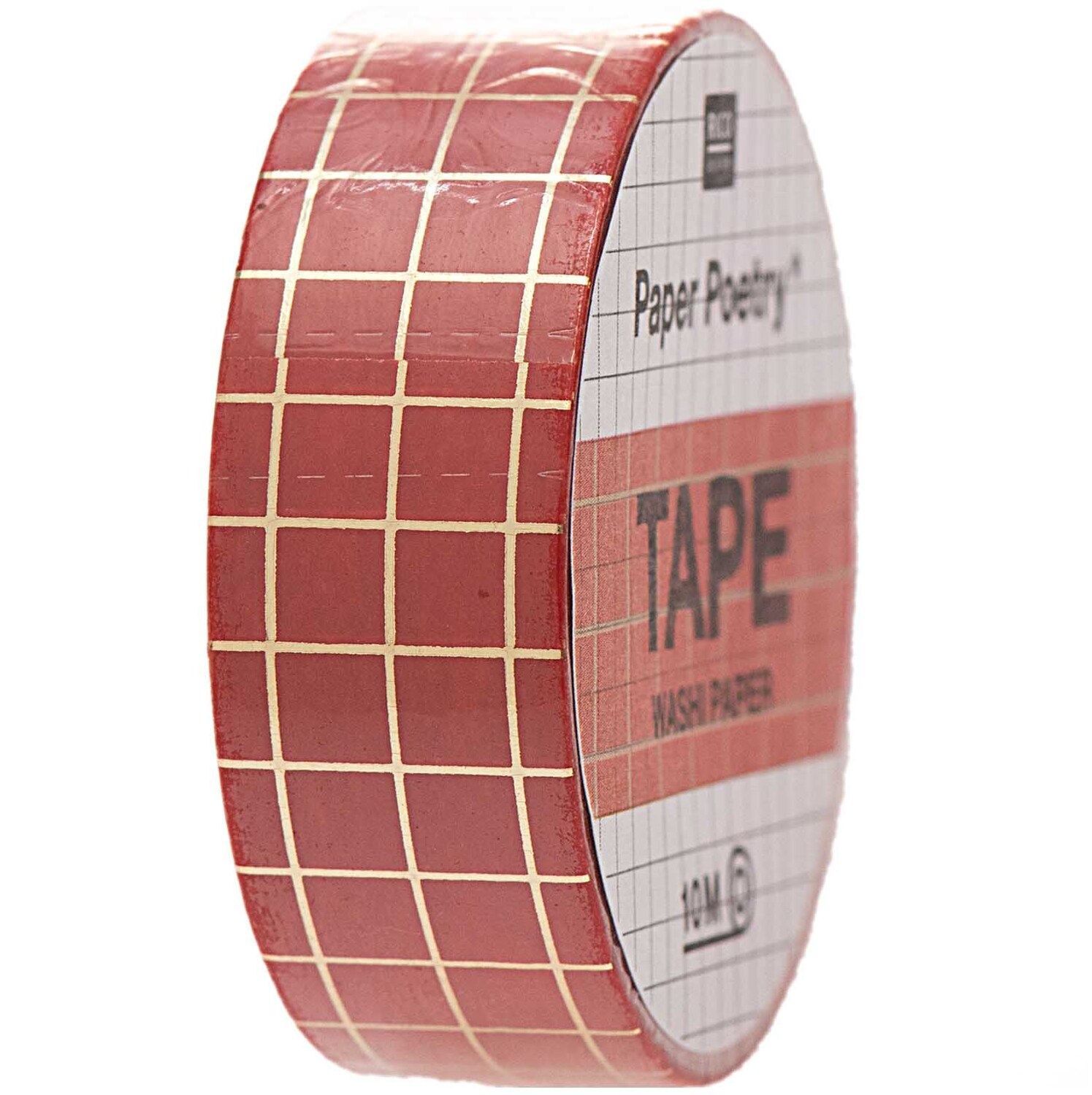 Paperiteippi Rico Design - Grid Xmas red