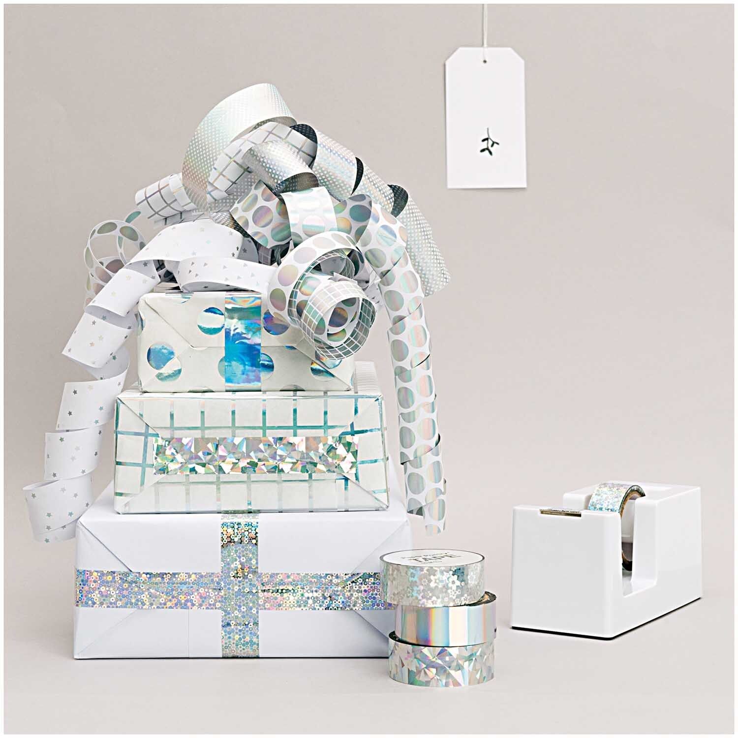 Koristeteippi Rico Design - Holographic silver