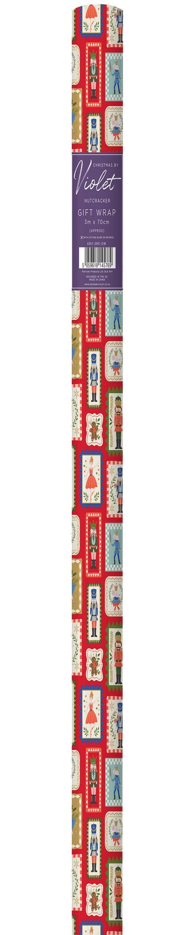 Lahjapaperirulla joulu Partisan - Nutcracker