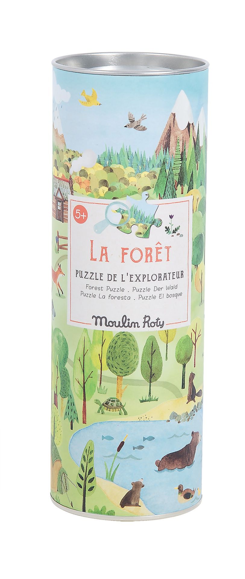 Palapeli Moulin Roty 96 palaa - Forest