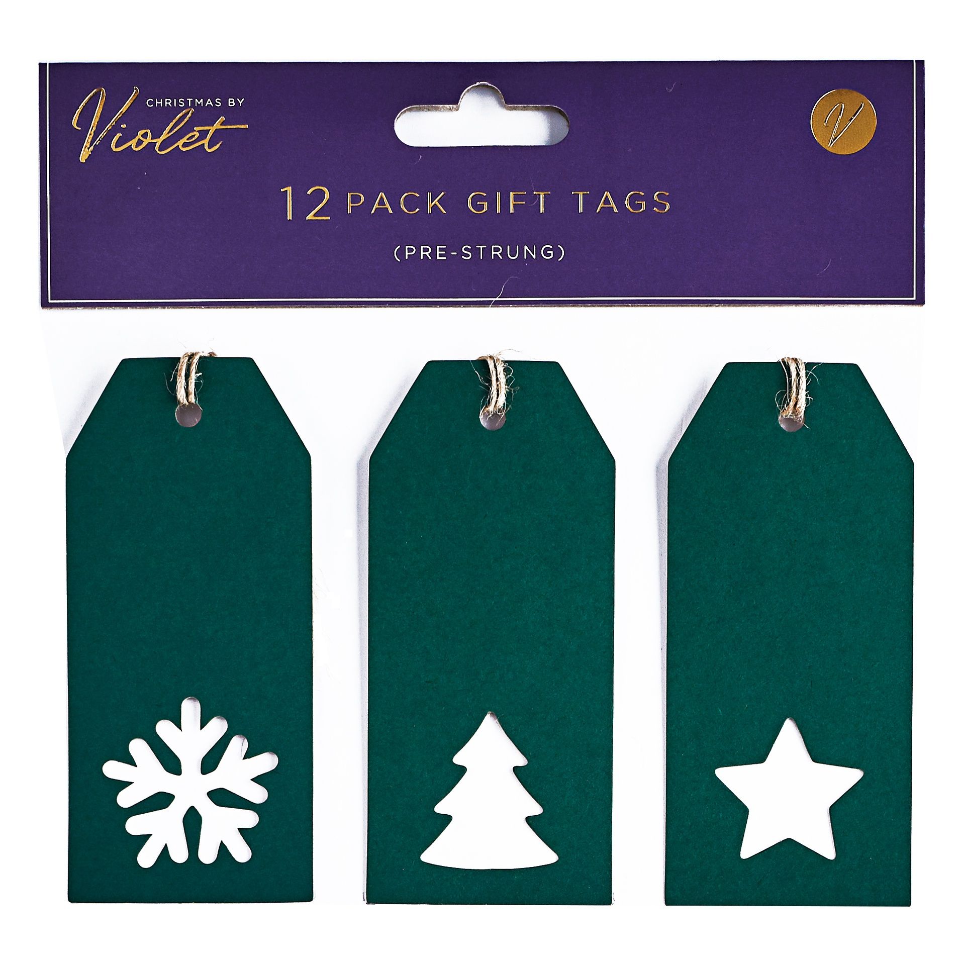Pakettikorttipakkaus joulu Partisan - Green kraft