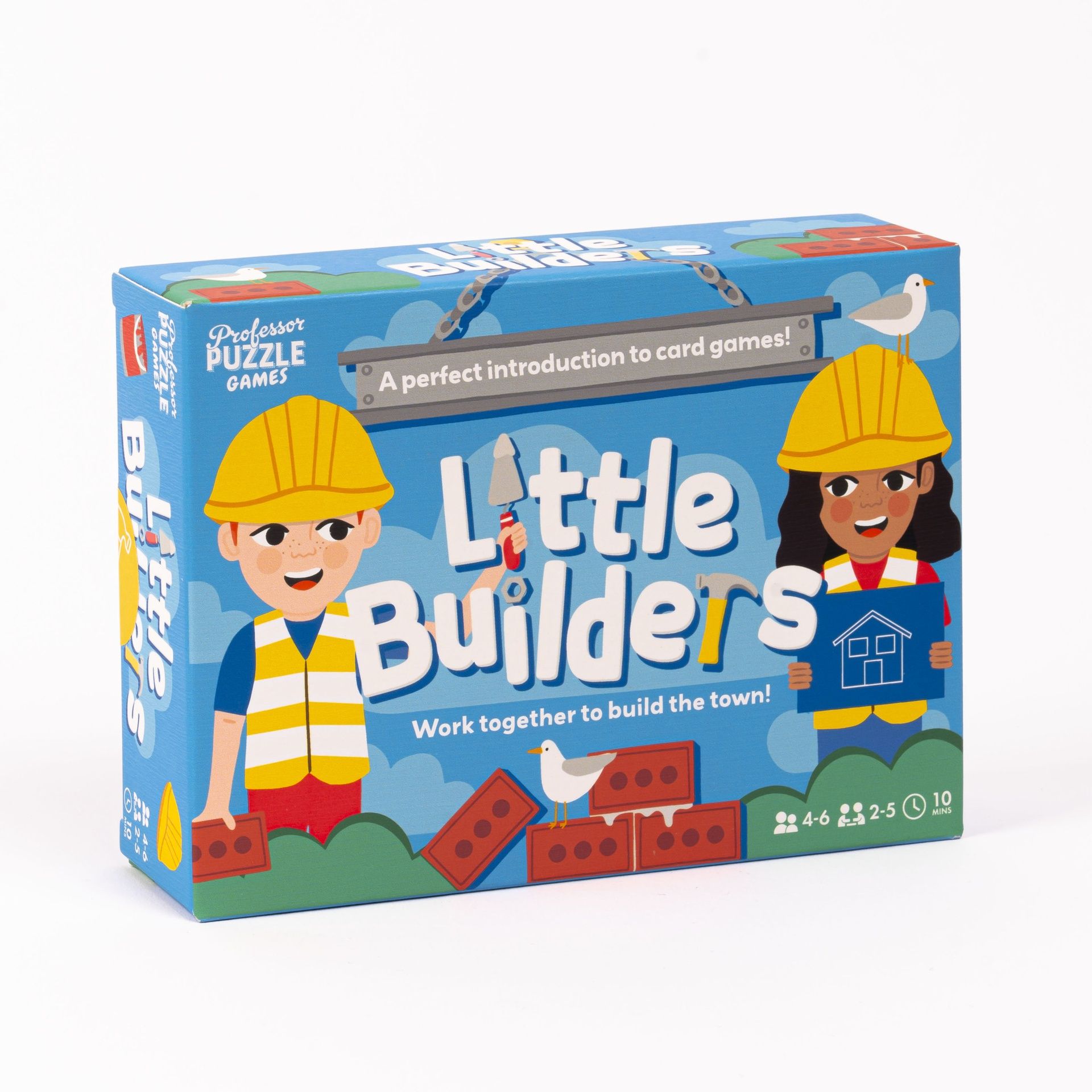 Korttipeli Professor Puzzle - Little Builders Game