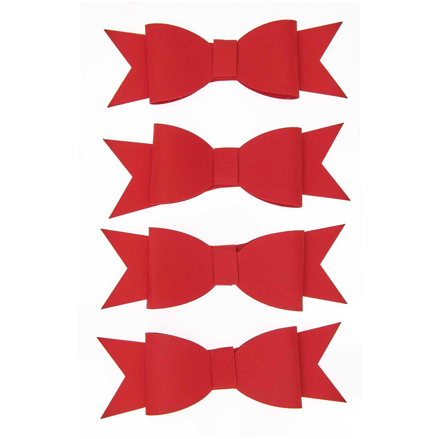 Tarrasetti Rico Design - 3D rusetit punainen