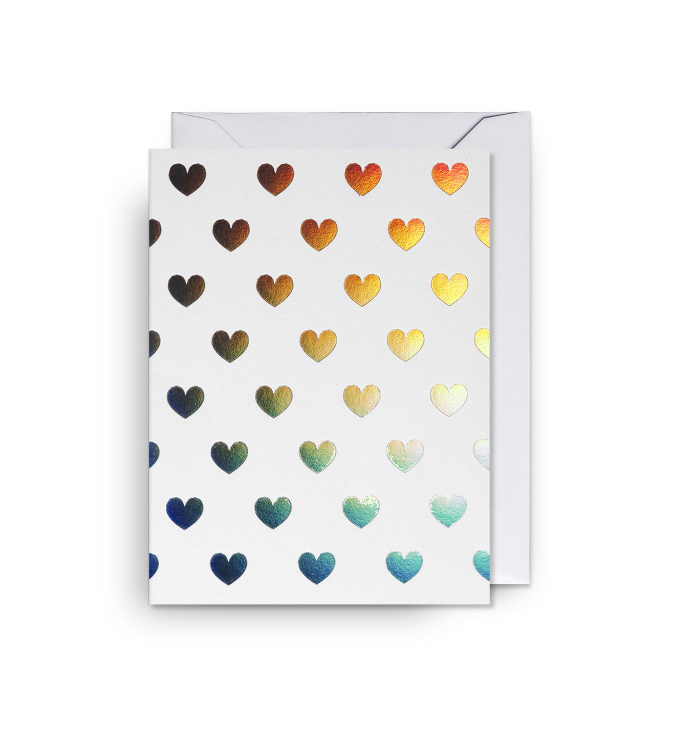 Pikkukortti Lagom - Holographic Love Hearts Sydämet