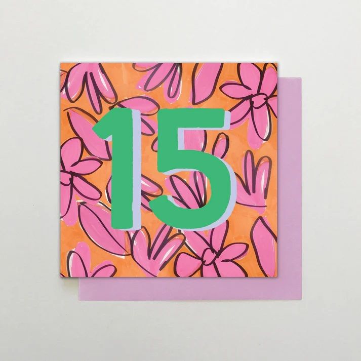 2-osainen kortti Stop the Clock - 15 Girl