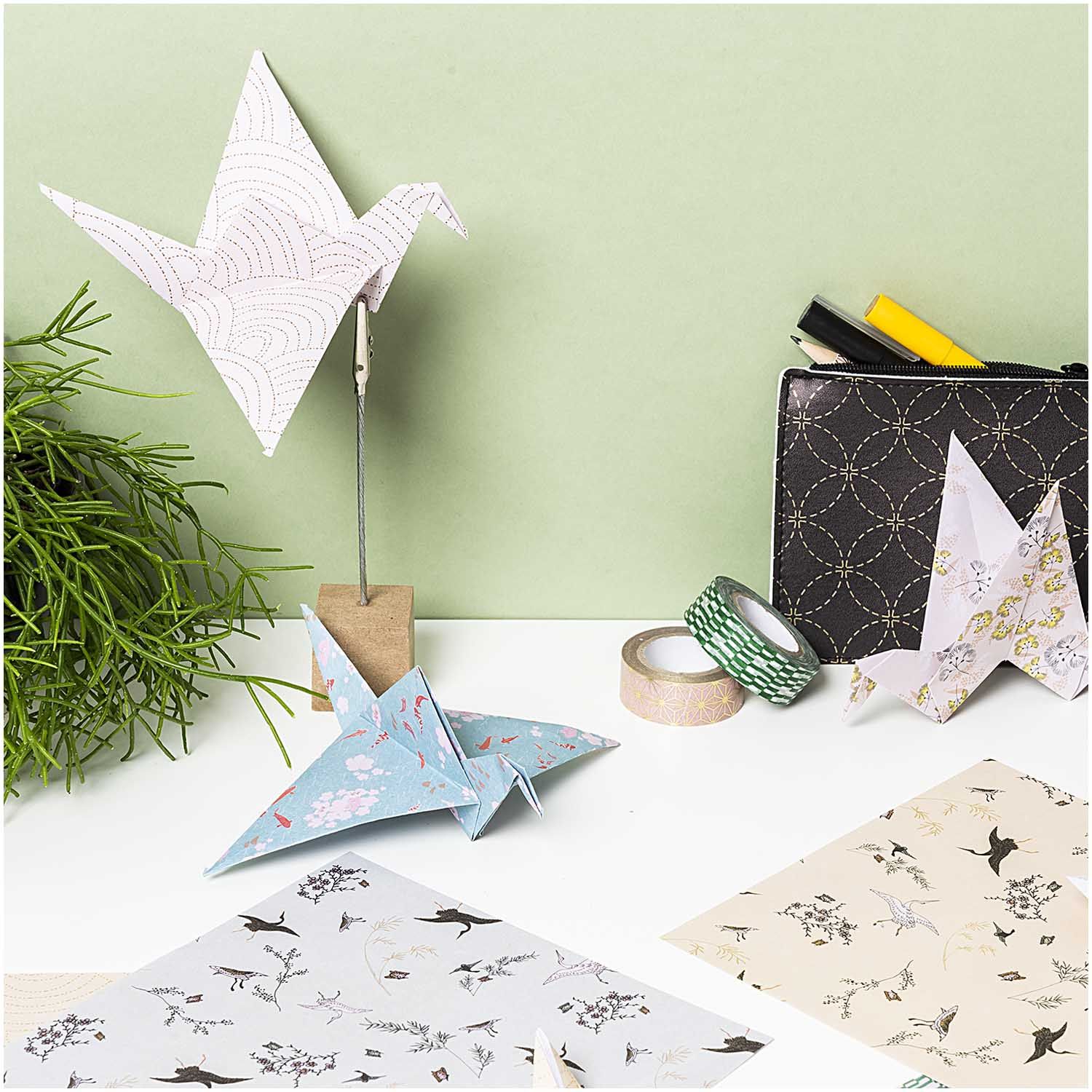 Origamipaperi 50 kpl Rico Design - Jardin Japona