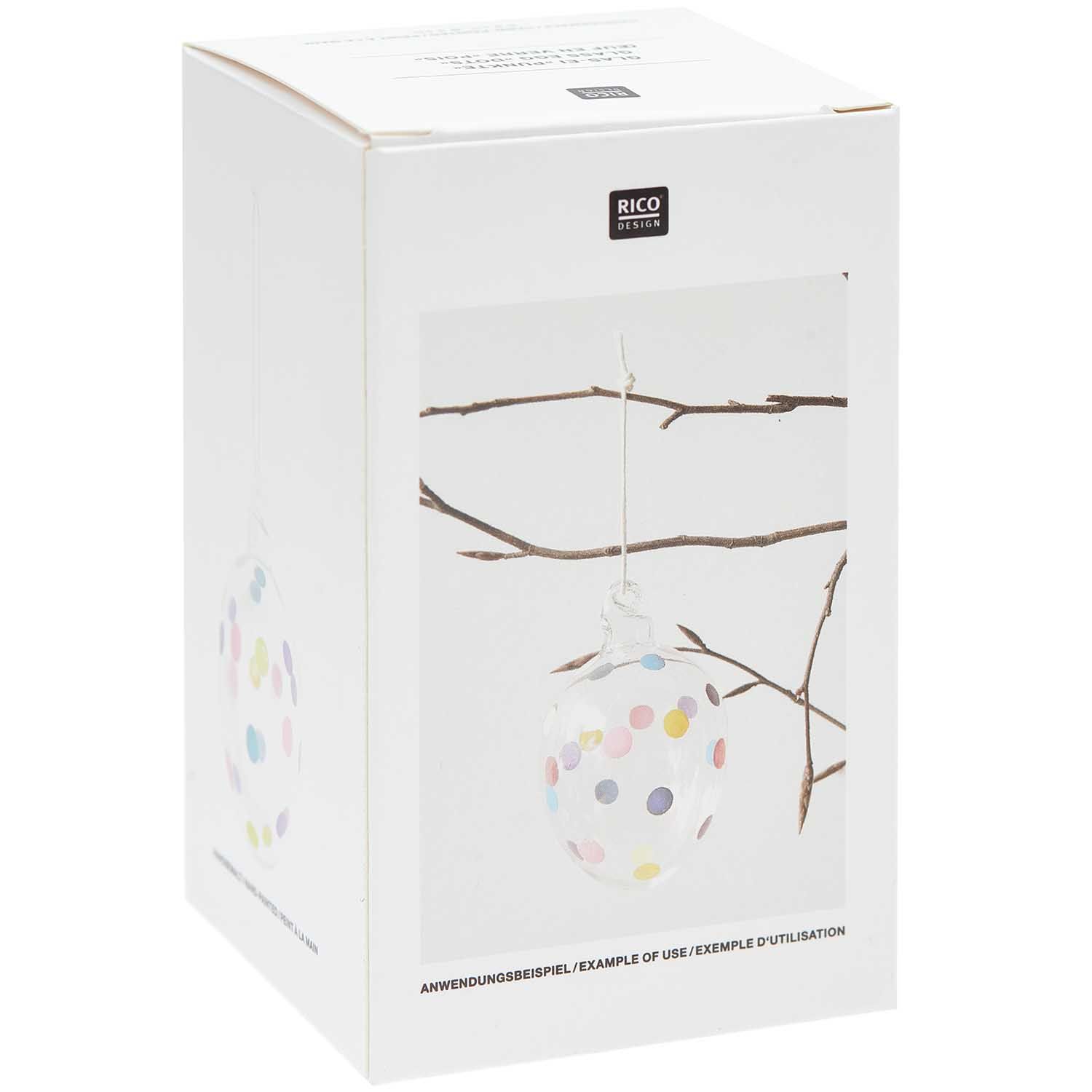 Koristemuna lasia Rico Design - Dotted