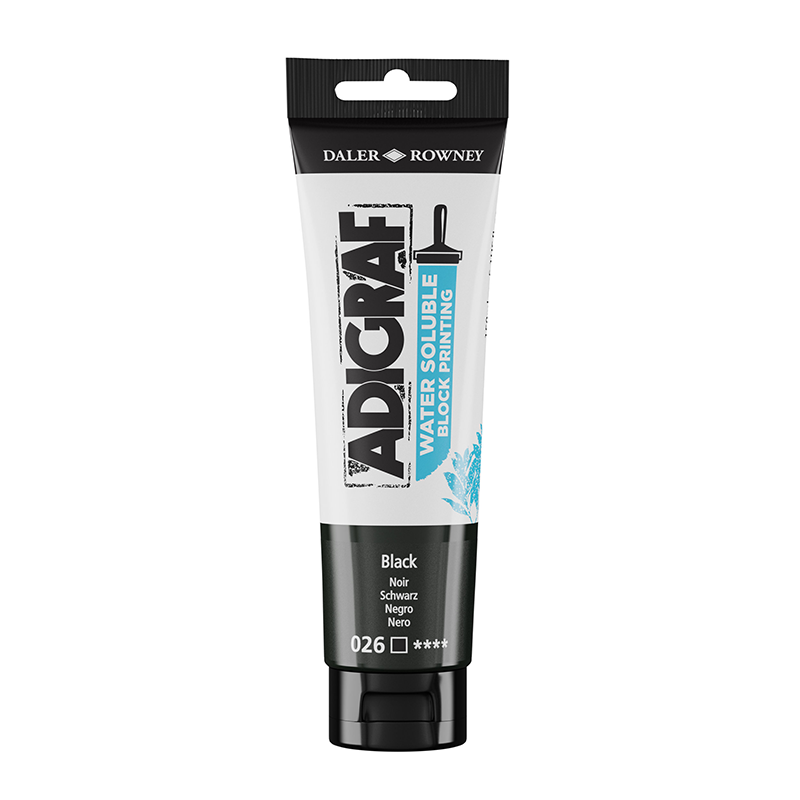 Adigraf Water Soluble Block print 150 ml Black